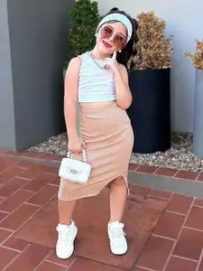 INCLUD Girls Top with Skirt