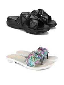 DRACKFOOT Set Of 2 Women Sliders