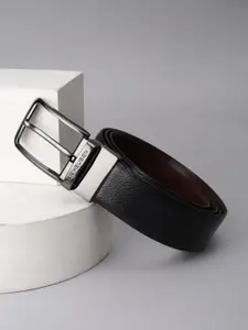 Van Heusen Men Textured Leather Belt