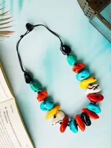 Bamboo Tree Jewels Necklace