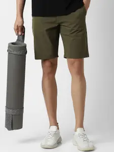 Van Heusen Flex Men Solid Regular Fit Casual Shorts