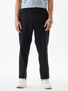 Snitch Black Mid-Rise Regular Fit Trouser