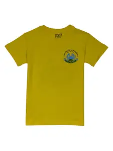 Gini and Jony Boys Graphic Printed Round Neck Cotton T-shirt