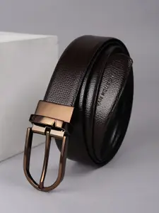 Van Heusen Men Textured Leather Formal Belt