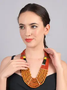 Bamboo Tree Jewels Artificial Beaded Necklace