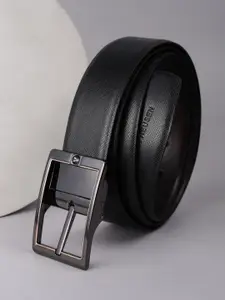 Van Heusen Men Textured Leather Formal Belt