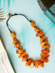 Bamboo Tree Jewels Artificial Beaded Necklace