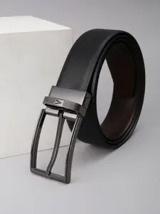 Van Heusen Men Textured Leather Formal Belt