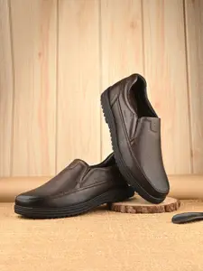 Valentino Men Leather Formal Slip Ons