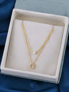 Sangria Women Gold Plated Chian With Pendant