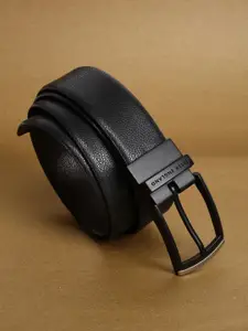 Peter England Men Textured Leather Formal Belt