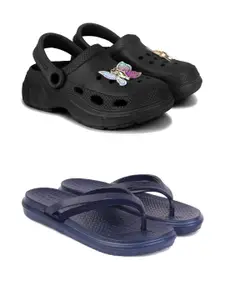 DRACKFOOT Women Pack Of 2 Flip Flops