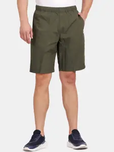 t-base Men Regular Fit Mid-Rise Cotton Shorts