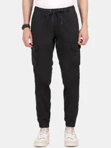 t-base Men Mid-Rise Cotton Joggers Trousers