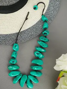 Bamboo Tree Jewels Artificial Resin Beaded Necklace