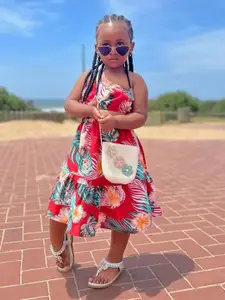 INCLUD Girls Printed Top with Skirt