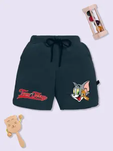 YK X Minute Mirth Boys Tom & Jerry Printed Cotton Shorts