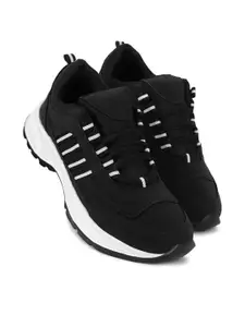 DRACKFOOT Men Black Striped Casual Shoes