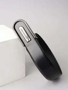 Van Heusen Men Textured Leather Formal Belt