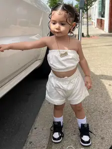 INCLUD Girls Top with Shorts