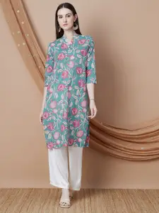 Melange by Lifestyle Women Floral Printed Cotton Kurta