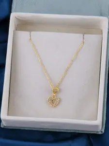 DressBerry Women Gold Plated Chian With Pendant