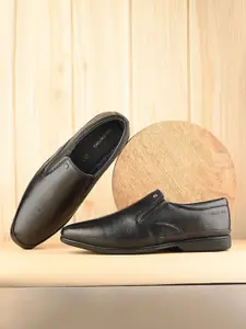 Valentino Men Leather Formal Slip-Ons