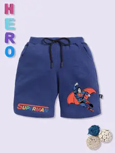 YK X Minute Mirth Boys Printed Cotton Shorts