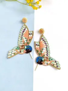 Crunchy Fashion Artificial Beads Beaded Quirky Drop Earrings