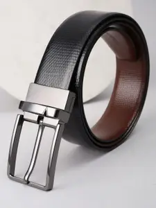 Van Heusen Men Textured Leather Formal Belt