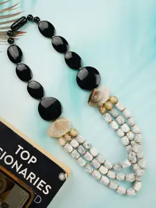 Bamboo Tree Jewels Layered Necklace