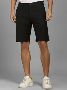 Louis Philippe Sport Men Solid Slim Fit Cotton Shorts