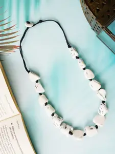 Bamboo Tree Jewels Artificial Beaded Necklace