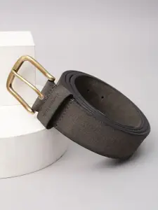 Peter England Men Textured Leather Belt
