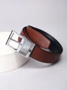 Van Heusen Men Textured Leather Formal Belt