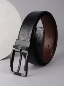 Van Heusen Men Textured Leather Formal Belt