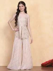 Biba Girls Checked T-shirt with Trousers