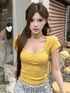 StyleCast x Revolte  Women Solid Crop Top