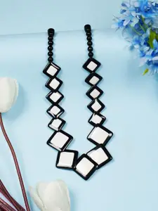 Bamboo Tree Jewels Artificial Beaded Tribal Statement Necklace