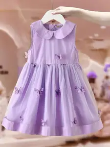 INCLUD Girls Applique Detail Fit & Flare Dress