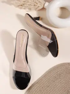 DressBerry Work Open Toe Slim Heels