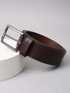 Peter England Men Leather Formal Belt