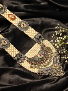 PANASH Brass Silver-Plated Necklace