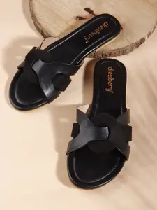 DressBerry Women Open Toe Flats