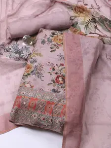 Meena Bazaar Printed Unstitched Dress Material