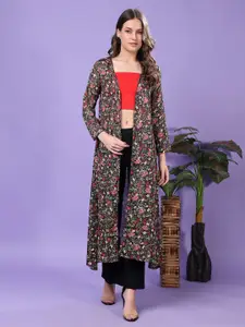 MINOS Women Printed Longline Shrug