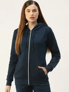 The Roadster Lifestyle Co Hooded Long Sleeves Zipper Sweatshirt