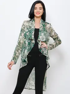 MINOS Floral Printed Longline Shrug