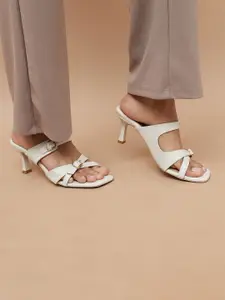 CODE by Lifestyle Women Open Toe Heels with Buckle