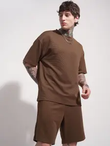 HIGHLANDER Round Neck T-shirt With Shorts Co-Ords